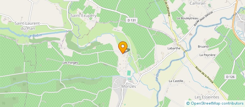 localisation de l'entreprise 823 166 103 à BAGAS
