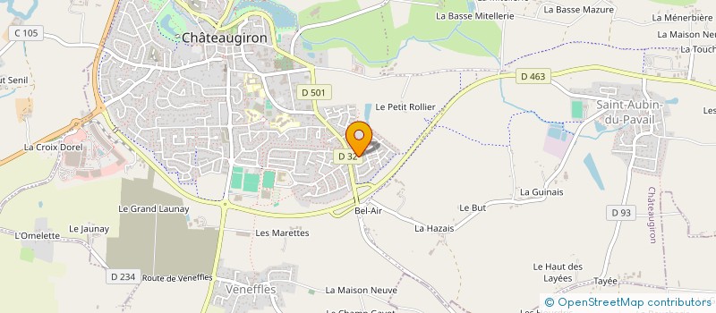 localisation de l'entreprise 823 206 842   CHATEAUGIRON