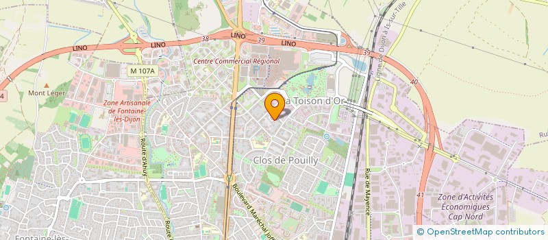 localisation de l'entreprise 823 207 170   DIJON