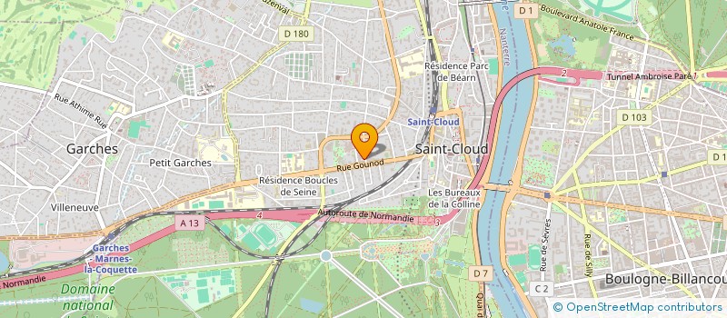 localisation de l'entreprise 823 214 556 à LA GARENNE-COLOMBES
