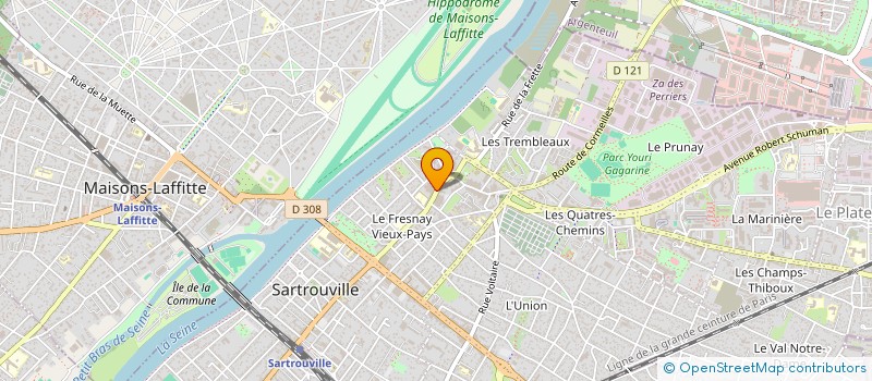 localisation de l'entreprise 823 233 523  à SARTROUVILLE