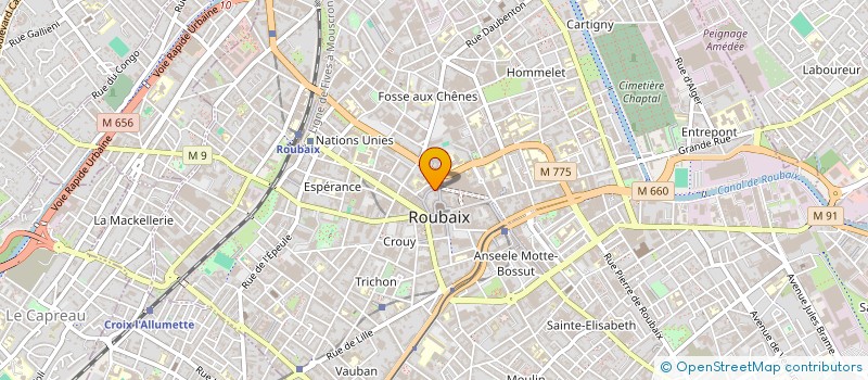 localisation de l'entreprise 823 299 680 à ROUBAIX