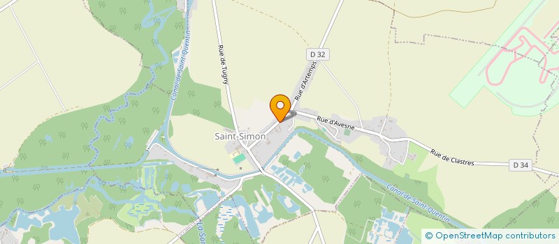 localisation de l'entreprise 823 320 957 à SAINT-SIMON