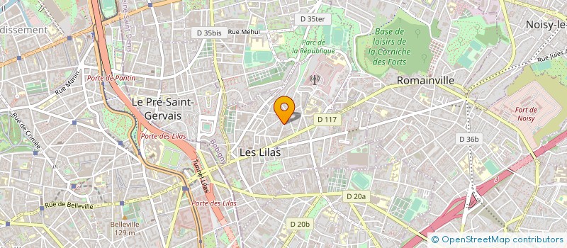 localisation de l'entreprise 823 330 451 à LES LILAS