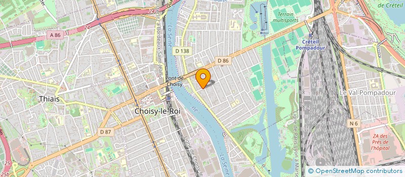 localisation de l'entreprise 823 338 975   CHOISY-LE-ROI