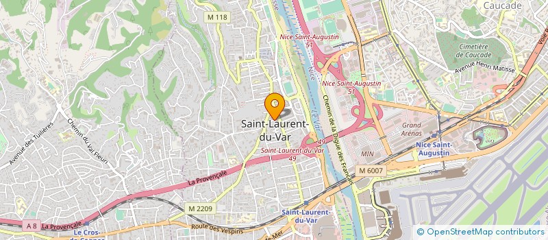 localisation de l'entreprise 823 343 389 à SAINT-LAURENT-DU-VAR