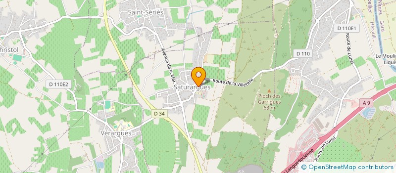 localisation de l'entreprise 823 390 042   JONQUIERES-SAINT-VINCENT