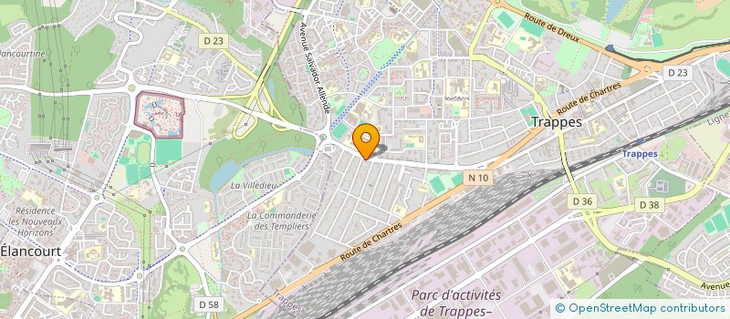 localisation de l'entreprise 823 413 232   TRAPPES