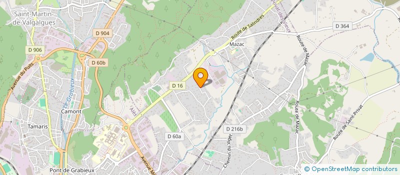 localisation de l'entreprise 823 477 815   SAINT-PRIVAT-DES-VIEUX