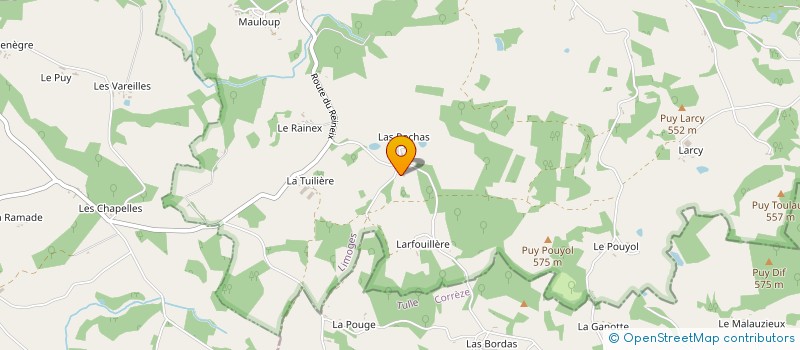 localisation de l'entreprise 823 490 974 à LA CROISILLE-SUR-BRIANCE