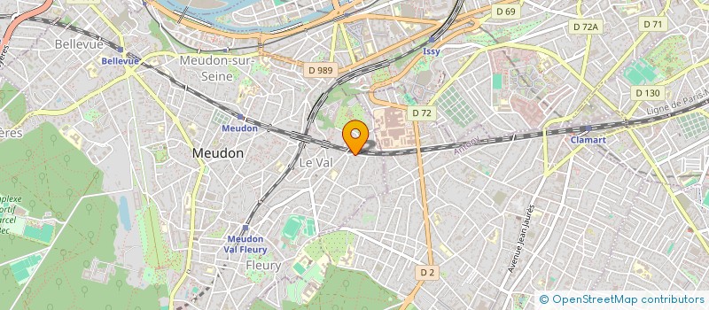 localisation de l'entreprise 823 505 532   MEUDON