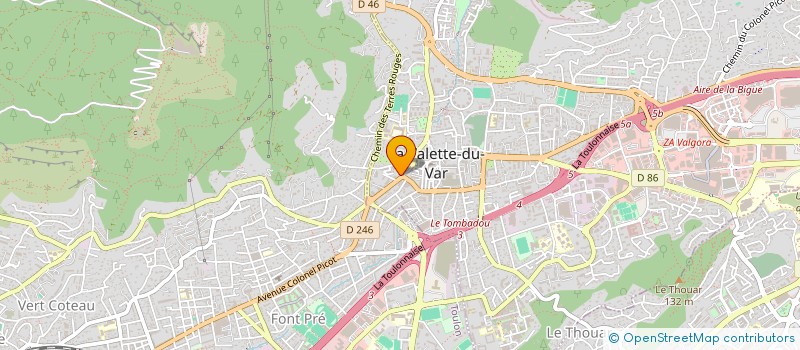 localisation de l'entreprise 823 521 075  à LA VALETTE-DU-VAR