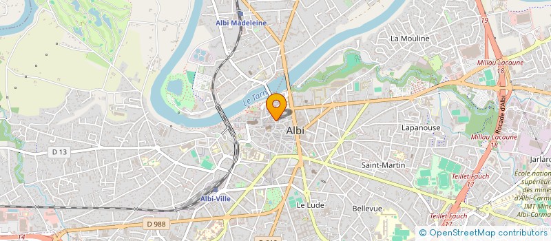 localisation de l'entreprise 823 523 287 à ALBI