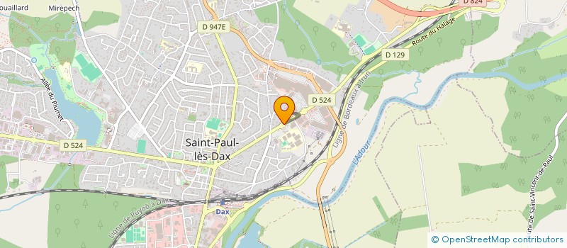 localisation de l'entreprise 823 538 236 à SAINT-PAUL-LES-DAX