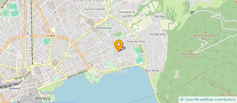 localisation de l'entreprise 823 543 335 à ANNECY
