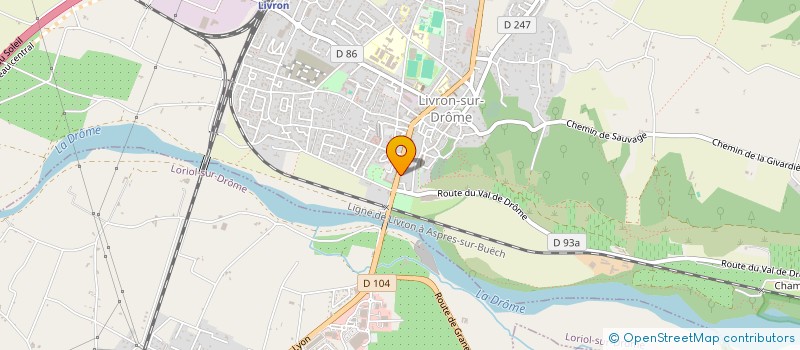 localisation de l'entreprise 823 553 151   LIVRON-SUR-DROME