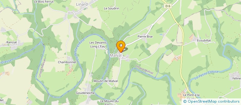 localisation de l'entreprise 823 559 356   LINARD-MALVAL