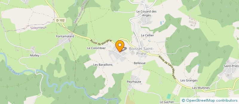 localisation de l'entreprise 823 635 214   BOISSET-SAINT-PRIEST