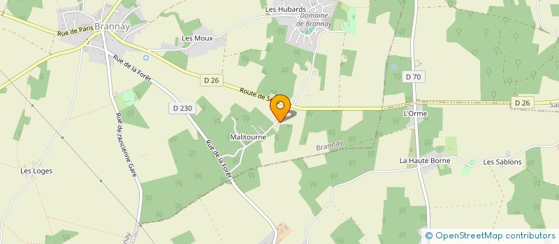 localisation de l'entreprise 823 666 789   BRANNAY