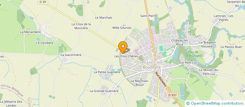 localisation de l'entreprise 823 735 360   LES LUCS-SUR-BOULOGNE