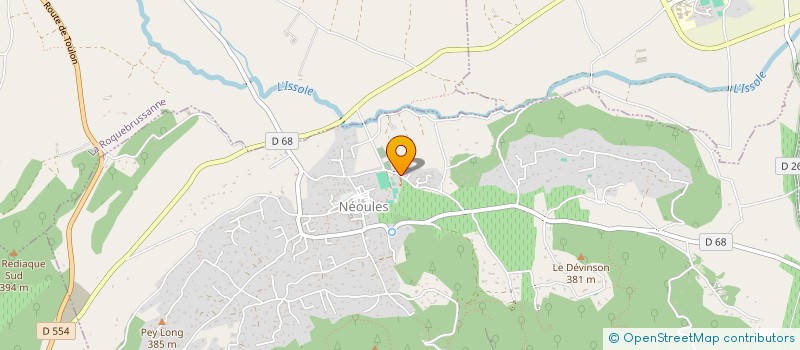 localisation de l'entreprise 823 798 426   LA ROQUEBRUSSANNE