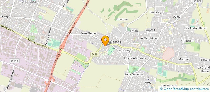 localisation de l'entreprise 823 806 922   GENAS