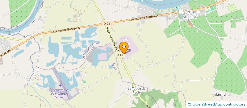 localisation de l'entreprise 823 807 136   LE TEMPLE-SUR-LOT