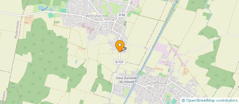 localisation de l'entreprise 823 823 034   WITTISHEIM