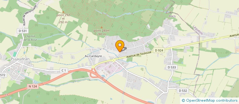 localisation de l'entreprise 823 836 986   PUJAUDRAN