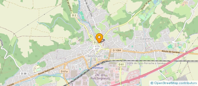 localisation de l'entreprise 823 870 290 à DAGNEUX