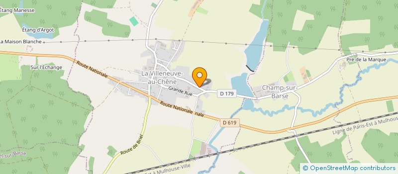 localisation de l'entreprise 823 901 871   LA VILLENEUVE-AU-CHENE