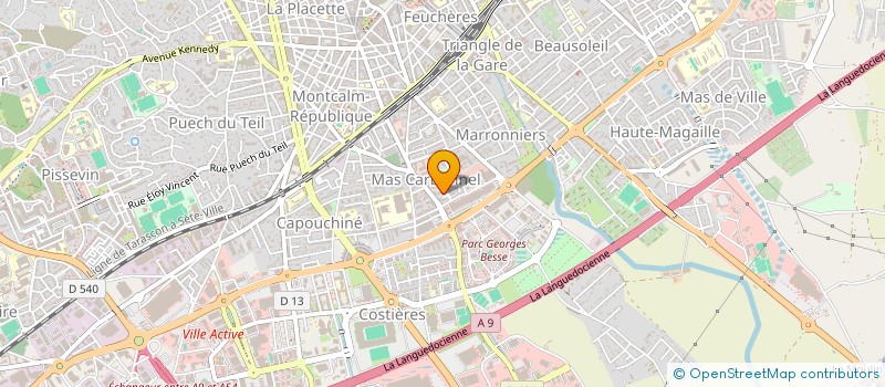 localisation de l'entreprise 823 966 551   NIMES