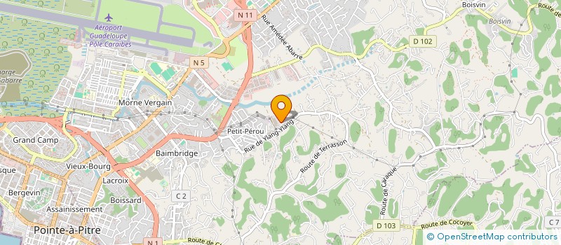 localisation de l'entreprise 823 982 046 à LES ABYMES