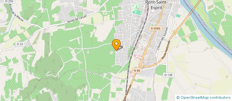 localisation de l'entreprise 824 007 751   PONT-SAINT-ESPRIT