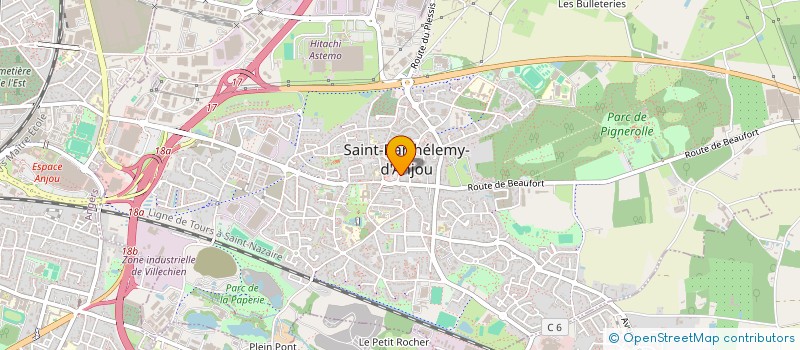 localisation de l'entreprise 824 015 713   SAINT-BARTHELEMY-D'ANJOU