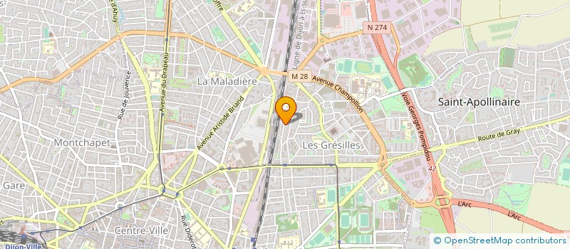 localisation de l'entreprise 824 029 961 à DIJON