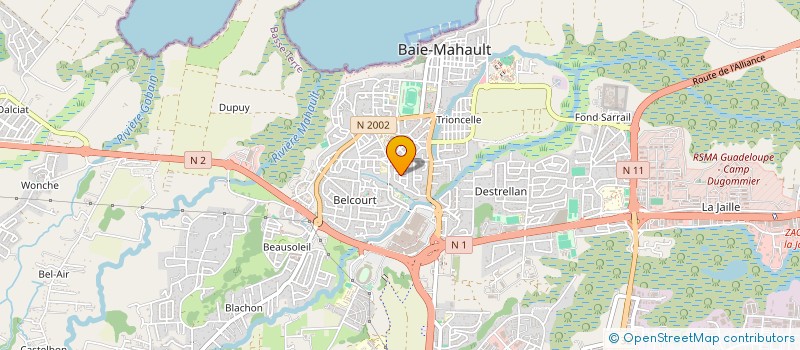 localisation de l'entreprise 824 040 000   BAIE-MAHAULT