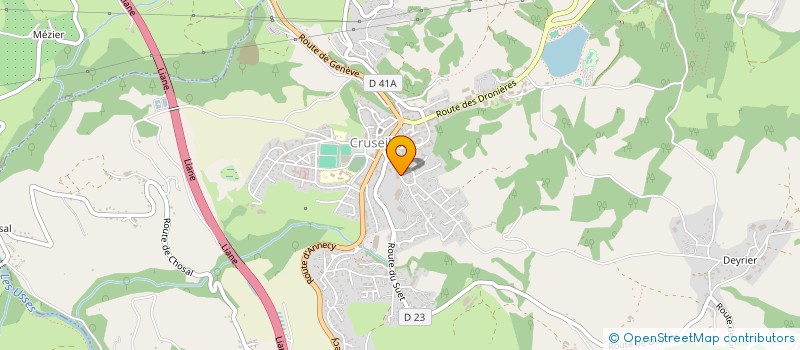 localisation de l'entreprise 824 050 496   CRUSEILLES