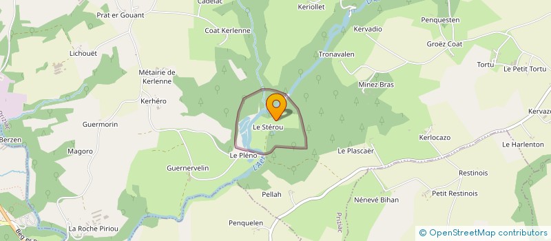 localisation de l'entreprise 824 050 900   PRIZIAC