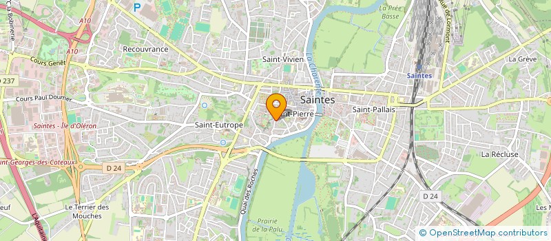 localisation de l'entreprise 824 055 131   SAINTES