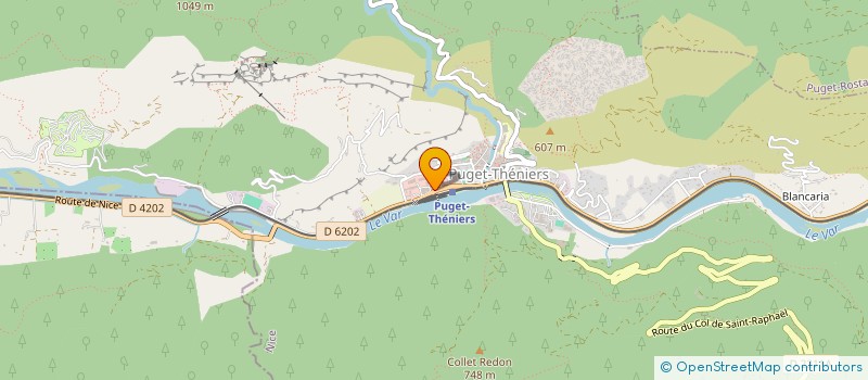 localisation de l'entreprise 824 125 504   PUGET-THENIERS