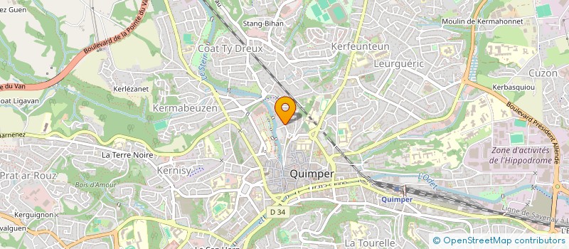 localisation de l'entreprise 824 126 726   QUIMPER