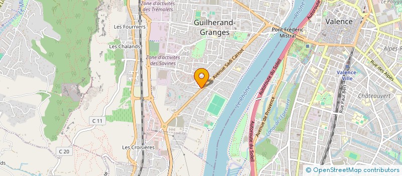 localisation de l'entreprise 824 159 784   GUILHERAND-GRANGES