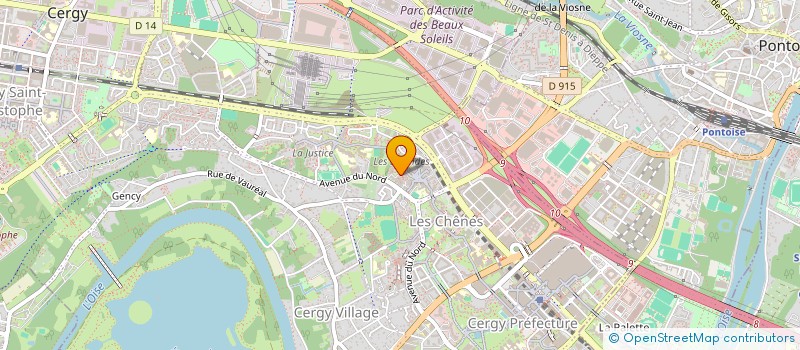 localisation de l'entreprise 824 184 550   CERGY