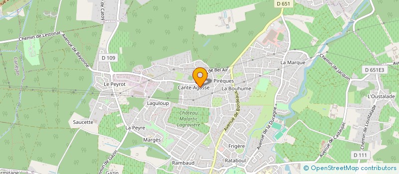 localisation de l'entreprise 824 215 560   LEOGNAN