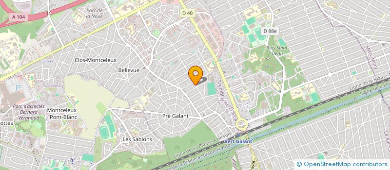 localisation de l'entreprise 824 234 298   VAUJOURS