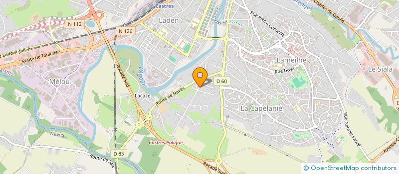 localisation de l'entreprise 824 252 886   LABRUGUIERE