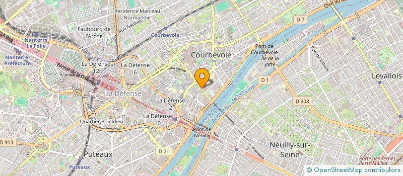 localisation de l'entreprise 824 258 925 à COURBEVOIE
