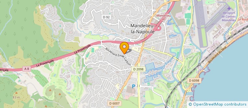 localisation de l'entreprise 824 306 187 à MOUGINS
