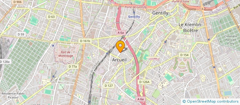 localisation de l'entreprise 824 397 475   ARCUEIL